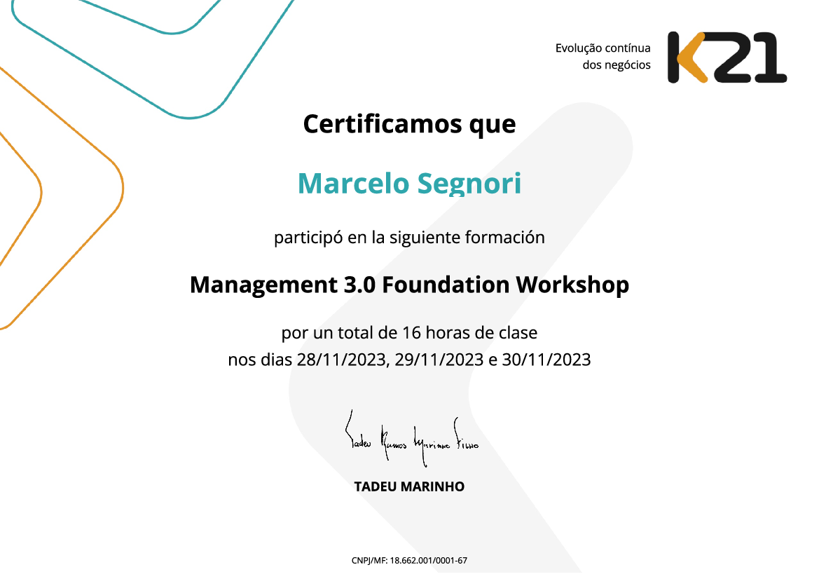 Certificado K21
